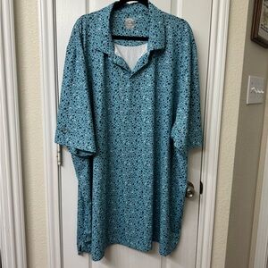 Callaway Blue Golf-Themed Polo